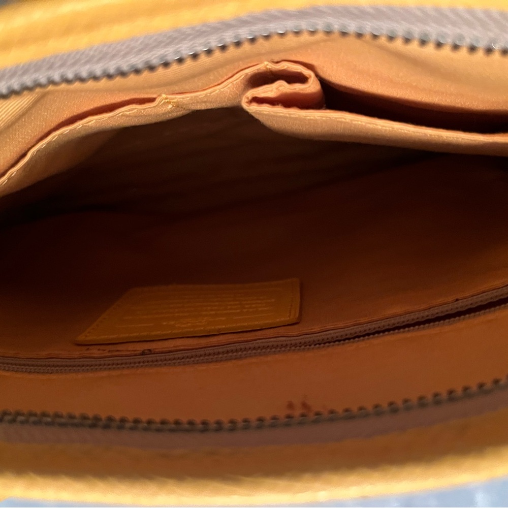 Coach Beige and Yellow Crossbody Bag - Picture 5 of 5